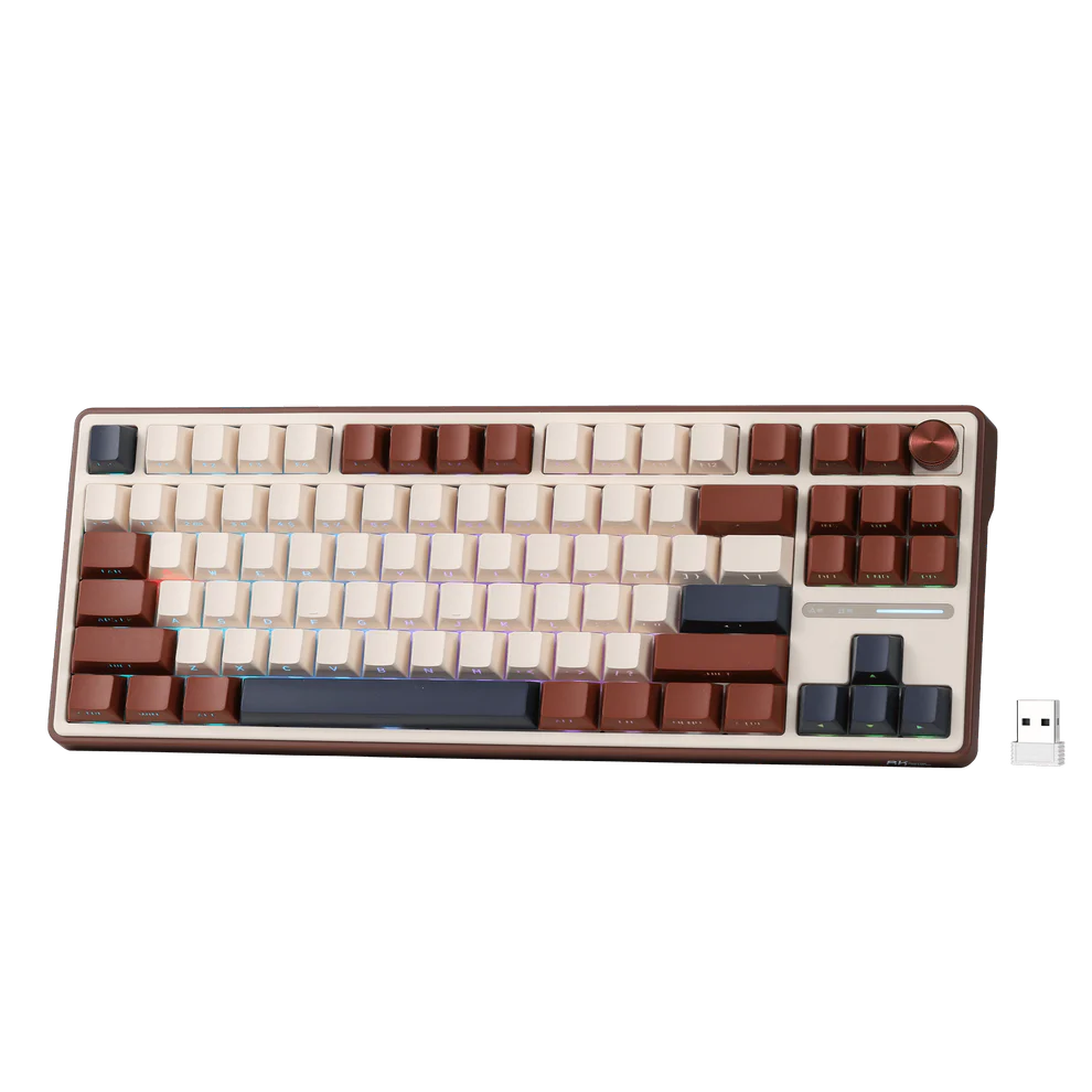 Teclado inalámbrico para juegos R87 PRO TKL (QMK/VIA)
